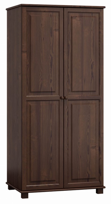 Dulap din lemn de pin 80 cm cuier 2D nr2 culori