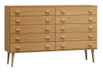 Comodă din pin 175cm 5S nr2 Venuci culori