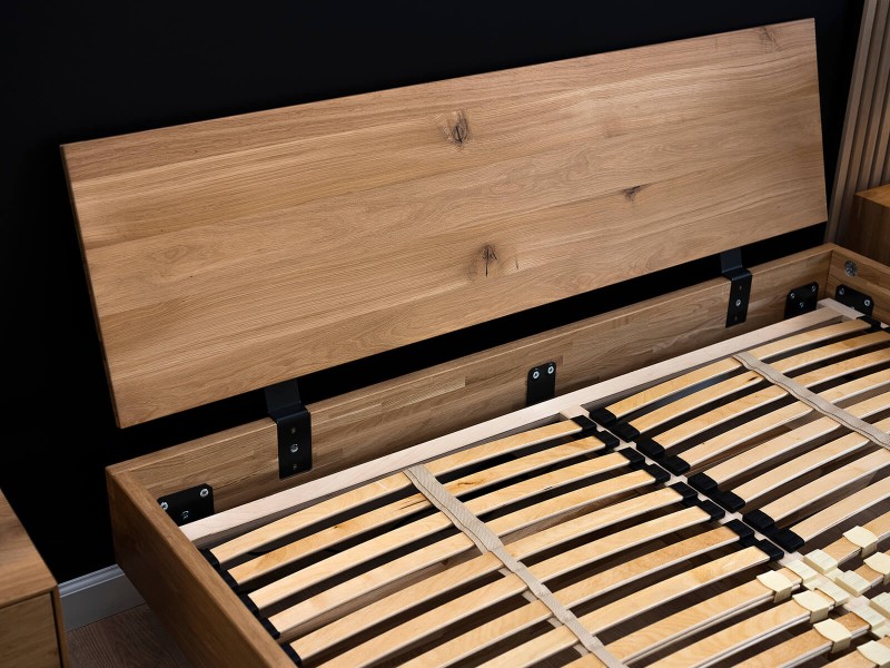 Pat de stejar Piacenza 160x200 cm