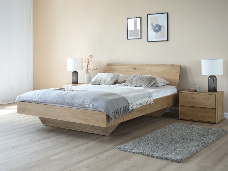 Pat de stejar Piacenza 180x200 cm