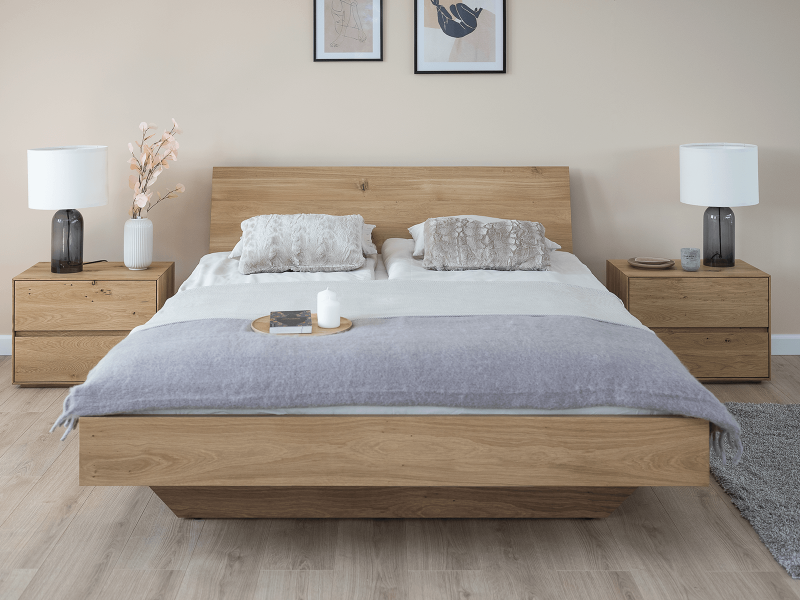 Pat de stejar Piacenza 180x200 cm