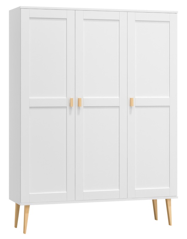 Dulap din lemn de pin 120 cm cuier/raftul Venuci 3D nr1 culori