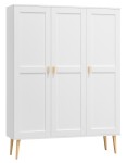 Dulap din lemn de pin 135 cm cuier/raftul Venuci 3D nr1 culori