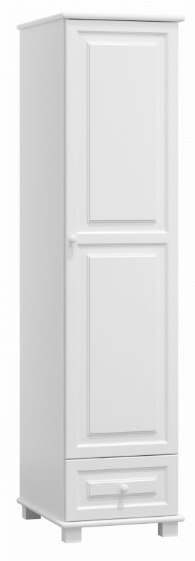 Dulap din lemn de pin 1D nr1 cuier sertar culori