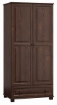 Dulap din lemn de pin 90 cm cuier/raftul 2D nr1 culori