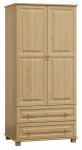 Dulap din lemn de pin 80 cm cuier 2D nr4 culori