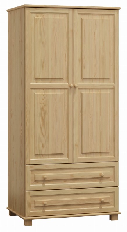 Dulap din lemn de pin 80 cm cuier 2D nr4 culori