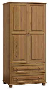 Dulap din lemn de pin 90 cm cuier 2D nr4 culori