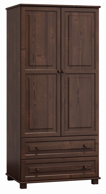Dulap din lemn de pin 90 cm cuier 2D nr4 culori