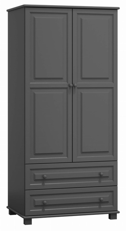 Dulap din lemn de pin 80 cm cuier/raftul 2D nr4 culori