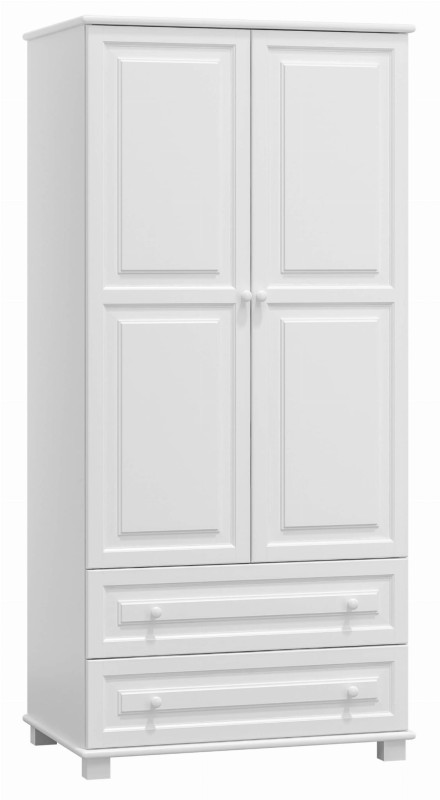 Dulap din lemn de pin 90 cm cuier/raftul 2D nr4 culori