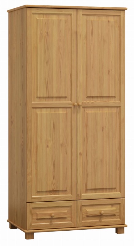 Dulap din lemn de pin 80 cm cuier 2D nr5 culori