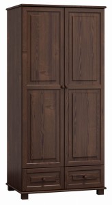 Dulap din lemn de pin 90 cm cuier 2D nr5 culori