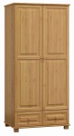 Dulap din lemn de pin 80 cm cuier/raftul 2D nr5 culori