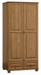 Dulap din lemn de pin 80 cm cuier/raftul 2D nr5 culori