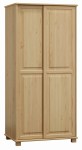Dulap din lemn de pin 90 cm uși glisante cuier 2D nr6, culori