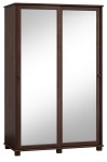 Dulap din lemn de pin 120 cm uși glisante cuier 2D nr7 culori