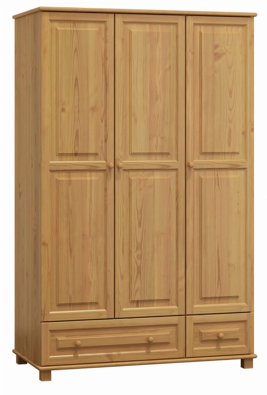 Dulap din lemn de pin 133 cm 3D nr1 culori
