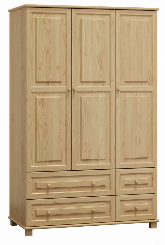 Dulap din lemn de pin 133 cm 3D nr3 culori