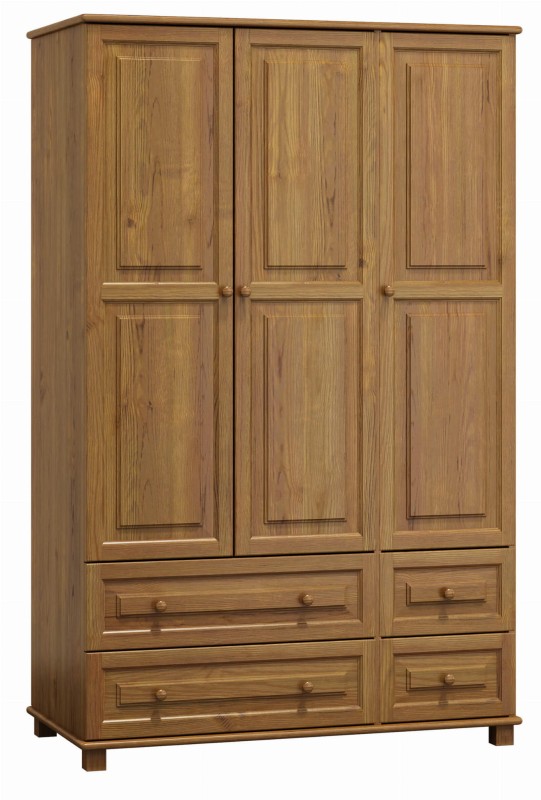 Dulap din lemn de pin 133 cm 3D nr3 culori