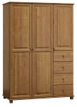 Dulap din lemn de pin 133 cm 3D nr4 culori