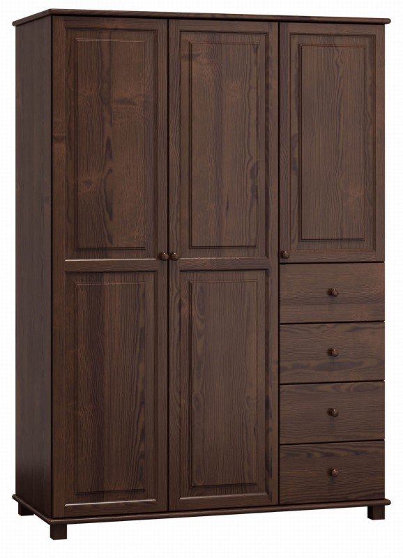 Dulap din lemn de pin 133 cm 3D nr4 culori