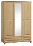 Dulap din lemn de pin 120 cm oglindă 3D nr5 culori