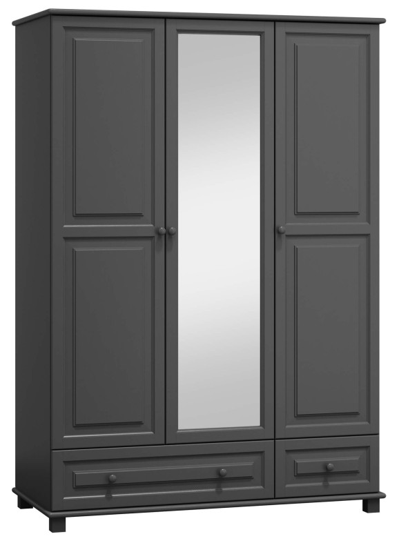 Dulap din lemn de pin 120 cm oglindă 3D nr5 culori
