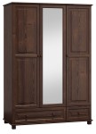 Dulap din lemn de pin 133 cm oglindă 3D nr5 culori