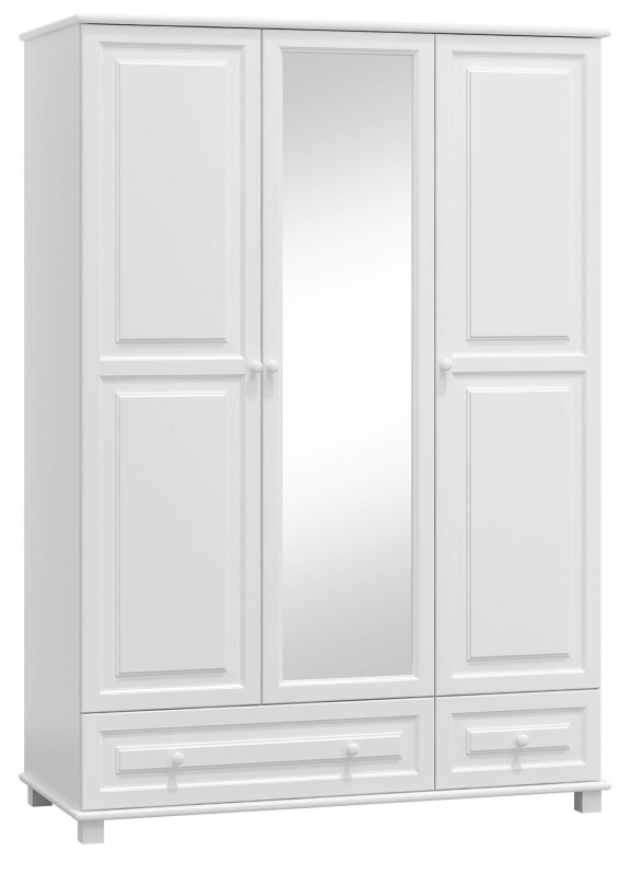 Dulap din lemn de pin 133 cm oglindă 3D nr5 culori