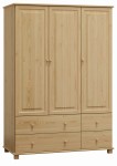 Dulap din lemn de pin 133 cm 3D nr7 culori