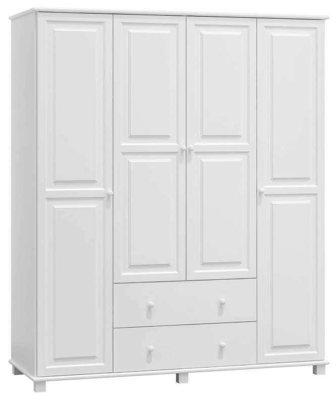 Dulap din lemn de pin 160 cm 4D nr2 culori