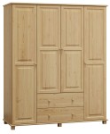 Dulap din lemn de pin 180 cm 4D nr2 culori