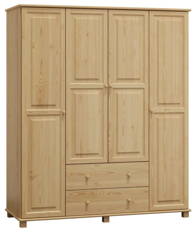 Dulap din lemn de pin 180 cm 4D nr2 culori