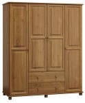 Dulap din lemn de pin 180 cm 4D nr2 culori