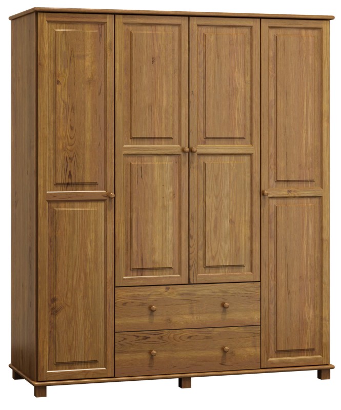 Dulap din lemn de pin 180 cm 4D nr2 culori