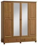 Dulap din lemn de pin 180 cm oglindă 4D nr3 culori