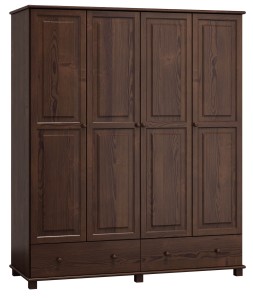 Dulap din lemn de pin 180 cm 4D nr5 culori