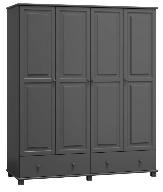 Dulap din lemn de pin 160 cm 4D nr5 culori