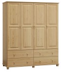 Dulap din lemn de pin 160 cm 4D nr6 culori
