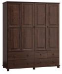 Dulap din lemn de pin 160 cm 4D nr6 culori
