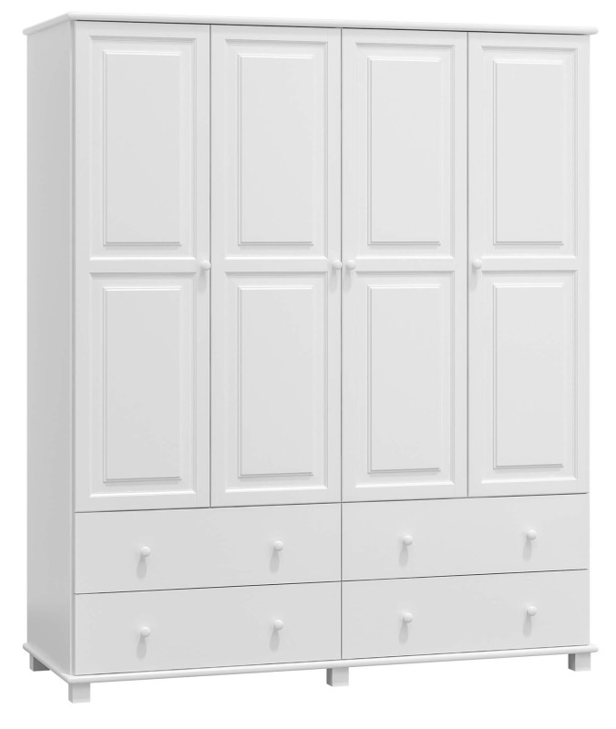 Dulap din lemn de pin 160 cm 4D nr6 culori
