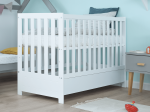 Pătuț de pin Baby Sleep 60x120 alb