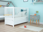 Pătuț de pin Baby Sleep 60x120 alb