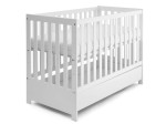 Pătuț de pin Baby Sleep 60x120 alb
