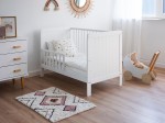 Pătuț de pin Baby Magic 60x120 alb