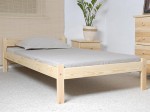 Pat din lemn Kaja 90x200 Pin cu somieră