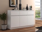 Comodă 120 cm 3D3S Alb