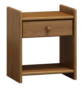 Noptieră din lemn de pin WIKI stejar