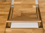 Masă pliabilă din stejar 170/210x90 Bergen ulei intens